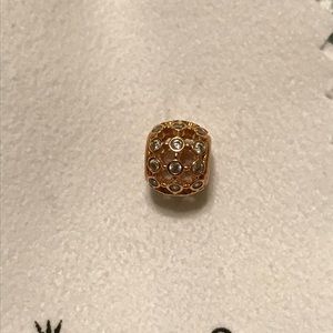 Rose gold Pandora charm